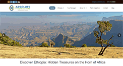 Desktop Screenshot of absoluteethiopia.com