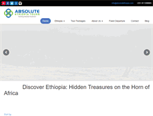 Tablet Screenshot of absoluteethiopia.com